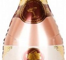 Шар Бутылка Шампанского (розовое золото) 80см