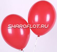 Шар Красный пастель 30см