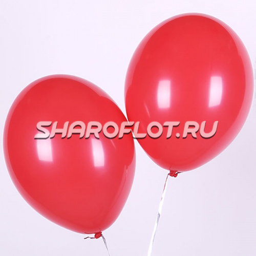 Шар Красный пастель 30см