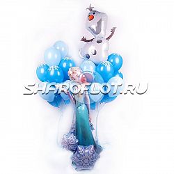 Композиция «Эльза и Олаф в гостях»