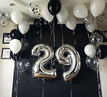 Композиция шаров с цифрой №061