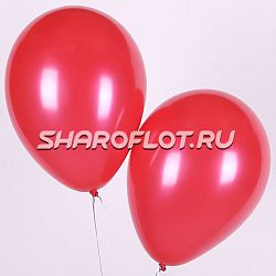 Шар Красный Металлик 30см