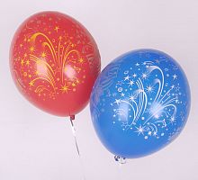 Шары Фейерверк День Победы 30см