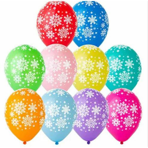 Шары Снежинки, 30см фото 2