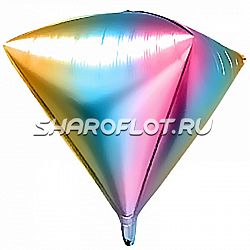 Шар Алмаз Радуга 55см