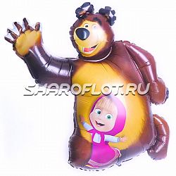 Шар Маша и Медведь 85см