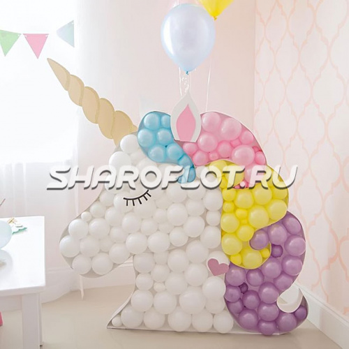 Голова Единорога (мозаика)