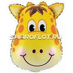 Шар Жираф голова 80см