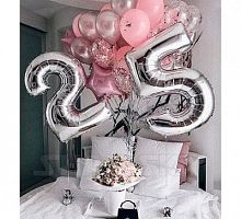 Композиция шаров с цифрой №128