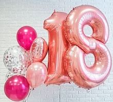 Композиция шаров с цифрой №051