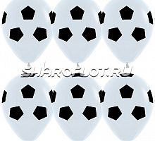 Шары Футбол белые 30см
