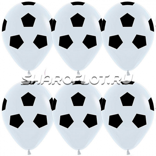 Шары Футбол белые 30см