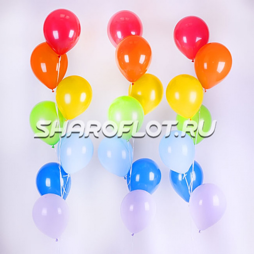 Фонтан Радуга из 7  шаров