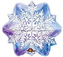 Шар Снежинка 40см