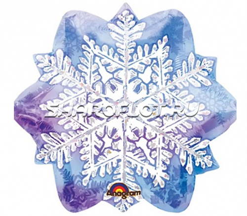 Шар Снежинка 40см
