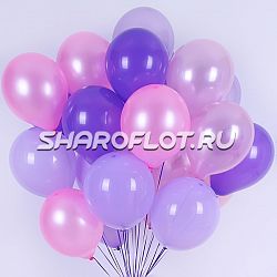 Связка шаров для девочки 30см