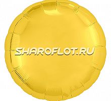 Шар Круг Золото 40см