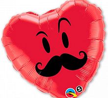 Шар Сердце Джентельмен 45 см
