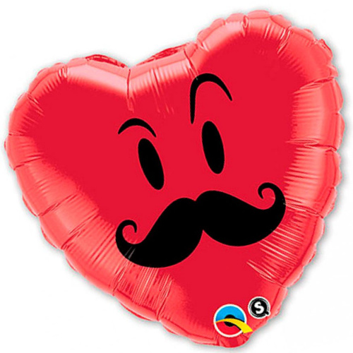 Шар Сердце Джентельмен 45 см