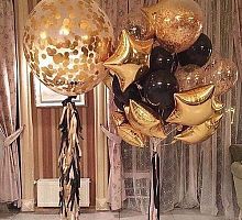 Композиция с большими шарами №14