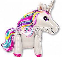 Ходячий шар Единорог 50см