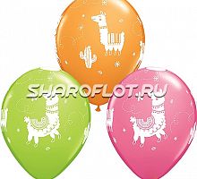 Шары Счастливая лама, 30см