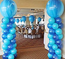 Стойка с большим шаром Агат 2м