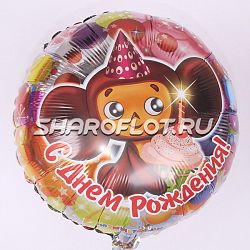 Круг Чебурашка и Гена 40см