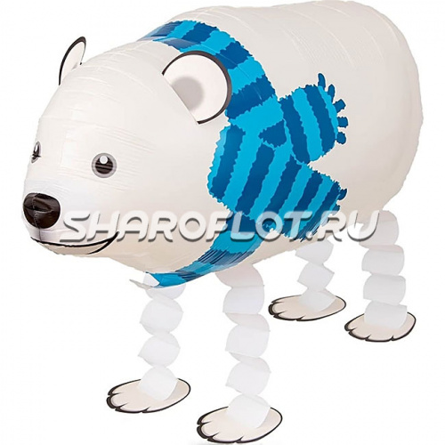 Ходячий шар Полярный Медведь 60см