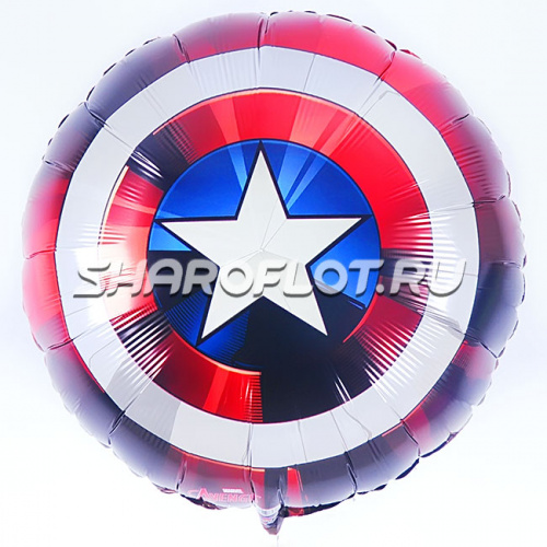 Шар  Капитан Америка Щит 70см