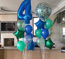 Композиция с большими шарами №30