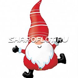 Шарик Новогодний гном 90см