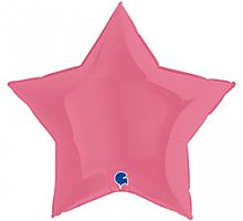 Шар Звезда Макарунс Фуксия 80см