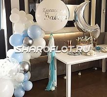 Оформление шарами на Крещение