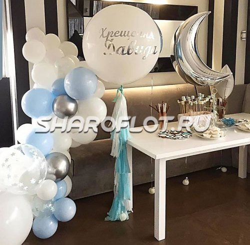 Оформление шарами на Крещение
