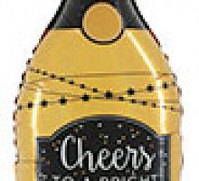 Шар Бутылка шампанского To a Bright New Year 85см